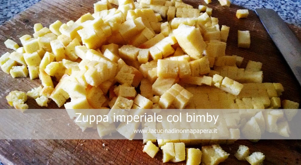 Zuppa imperiale col bimby